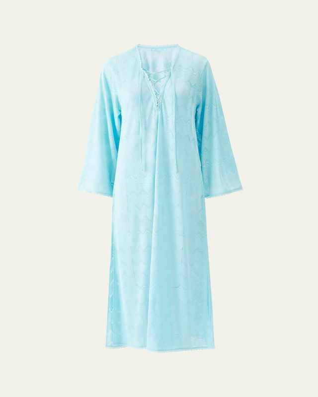 Kimberly Zig-Zag Kaftan Coverup